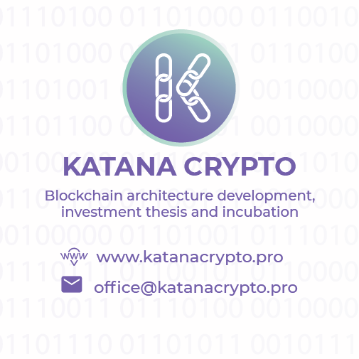 Web version business card Katana Crypto.