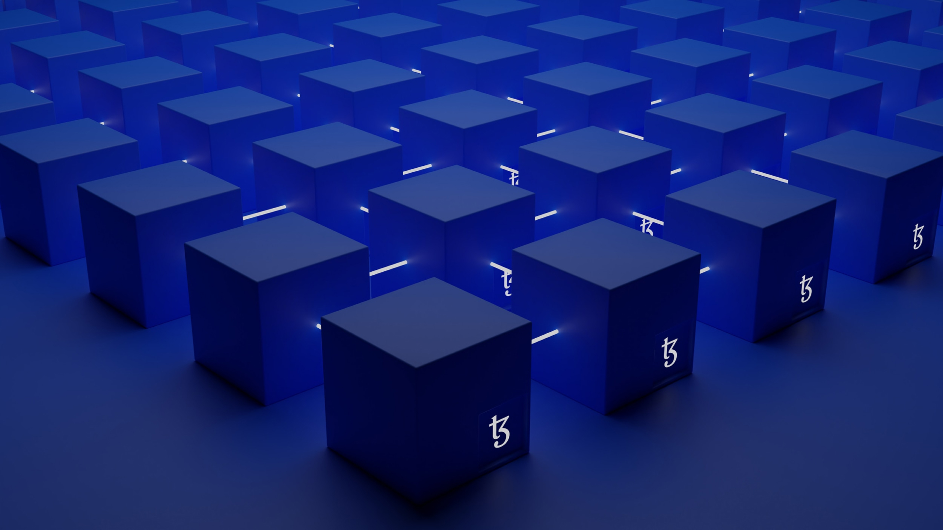 Blockchain illustration.
